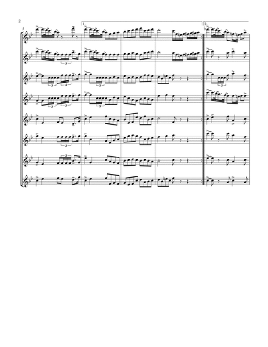 Coronation March (Db) (Alto Saxophone Octet)