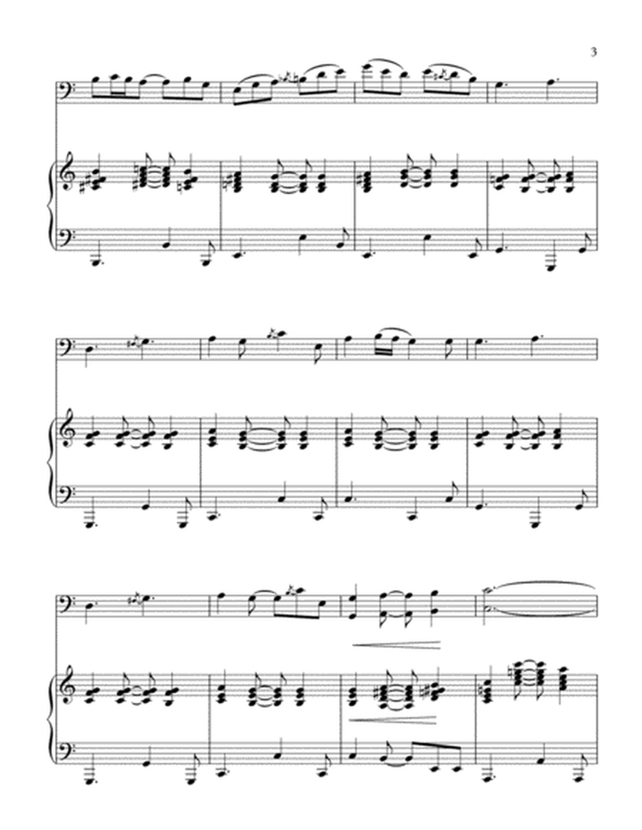Piano Background for "O Holy Night"-Cello and Piano image number null