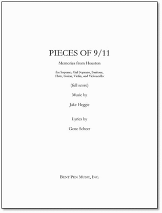 Book cover for Pieces of 9/11 - chamber version