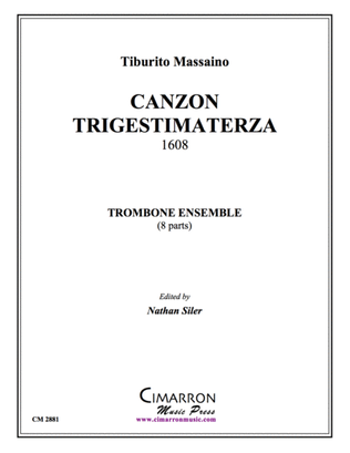 Book cover for Canzon Trigestimaterza