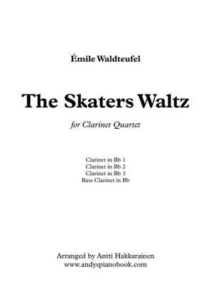 Book cover for The Skaters Waltz - Clarinet Quartet