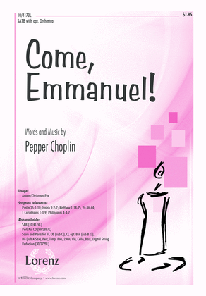 Book cover for Come, Emmanuel!