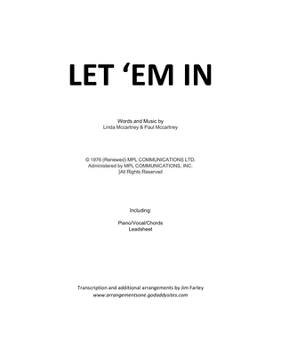 Book cover for Let 'em In