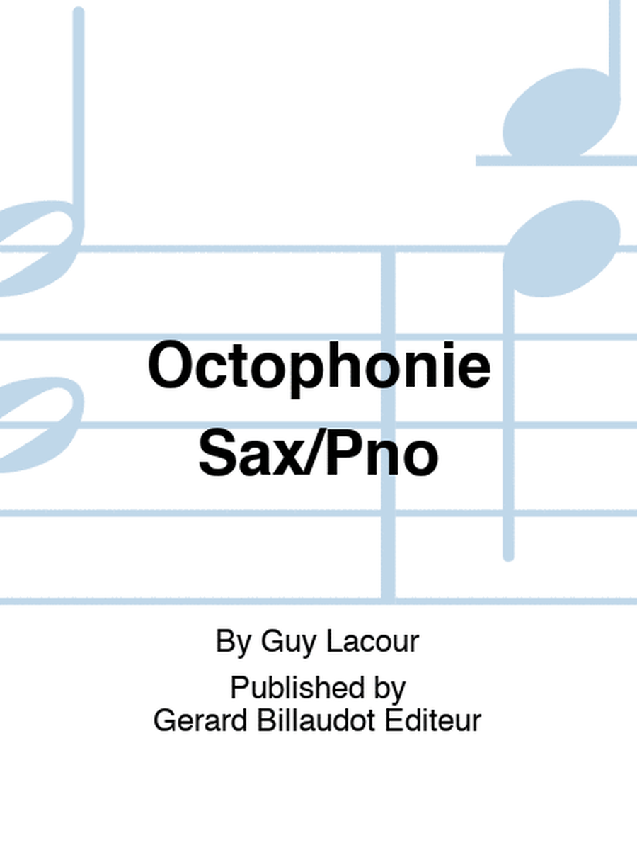 Octophonie Sax/Pno