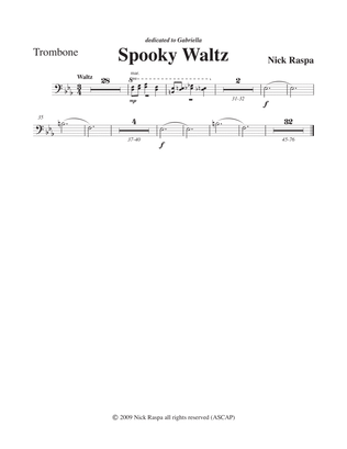 Spooky Waltz from Three Dances for Halloween - Trombone part