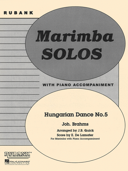 Hungarian Dance No. 5 (Piano / Xylophone / Marimba)