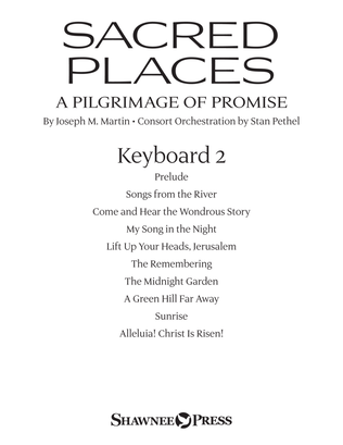 Book cover for Sacred Places - Keyboard 2