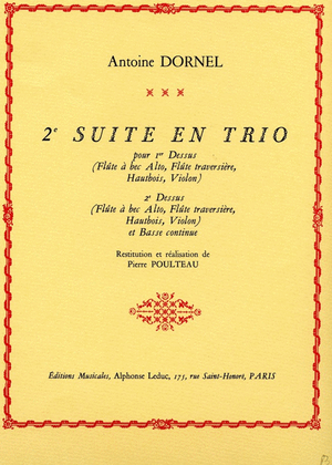 Book cover for Suite En Trio No.2 (recorder & Continuo)