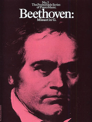 Book cover for Beethoven: Minuet in G (No.5)