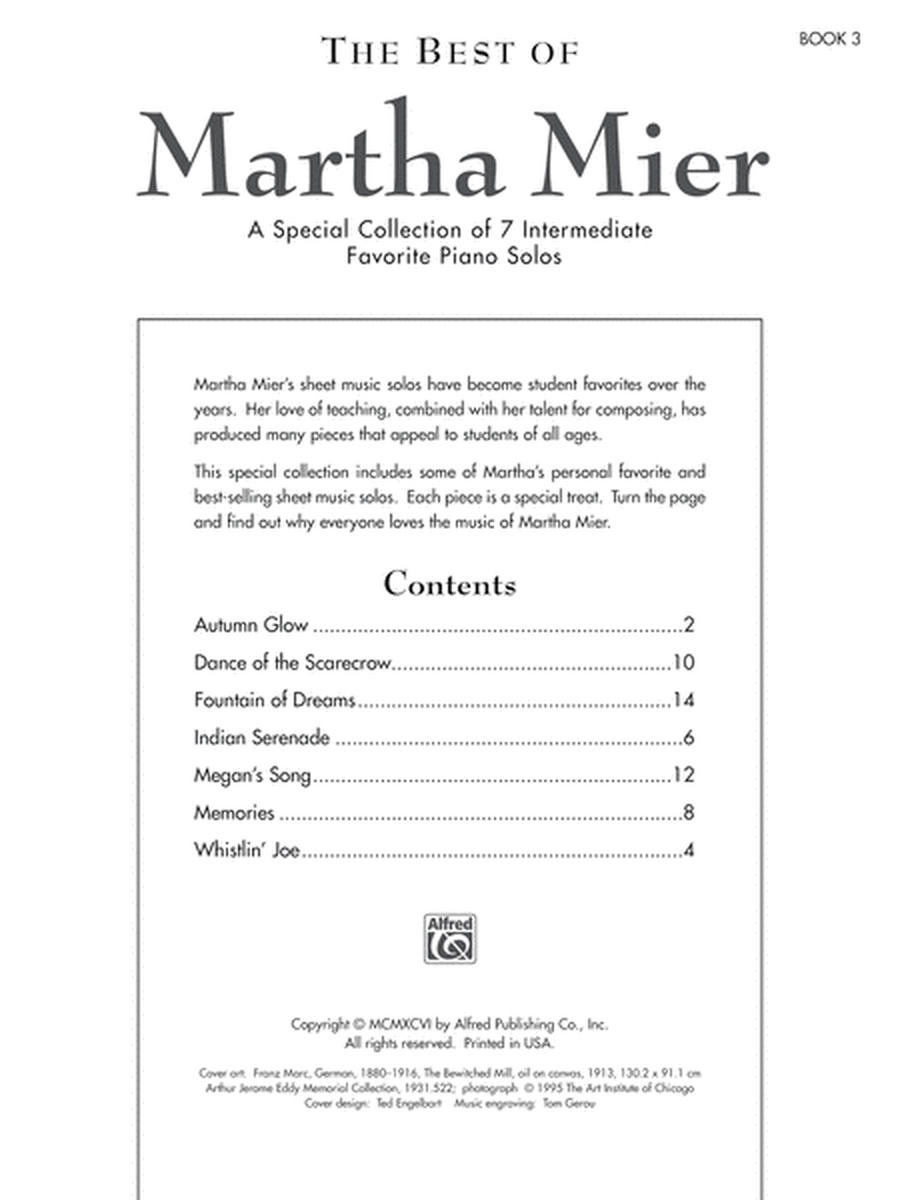 The Best of Martha Mier, Book 3