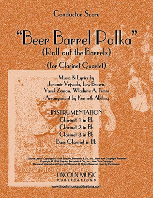 Book cover for Beer Barrel Polka (roll Out The Barrel)