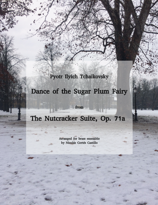 Book cover for Tchaikovsky - Dance of the Sugar Plum Fairy (The Nutcracker) for brass ensemble