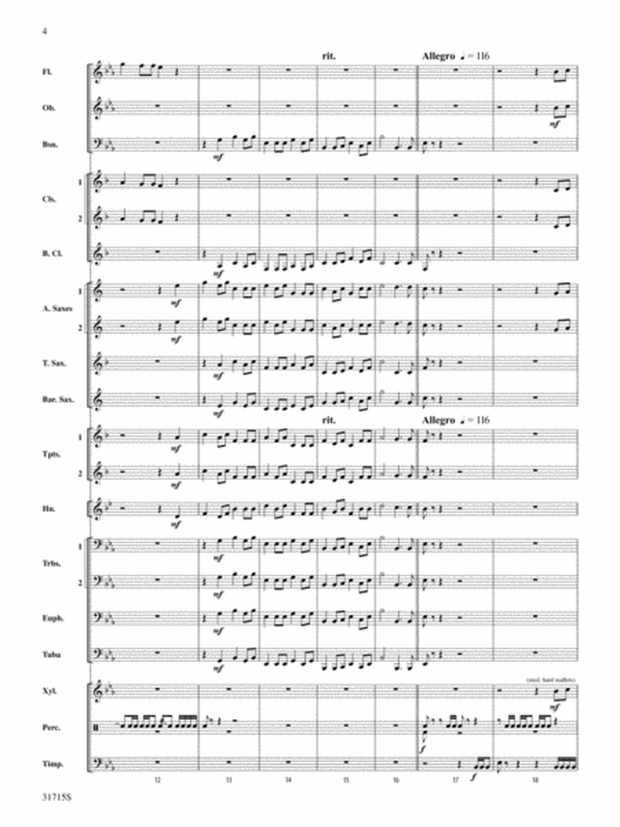 Early American Hymn Song: Score