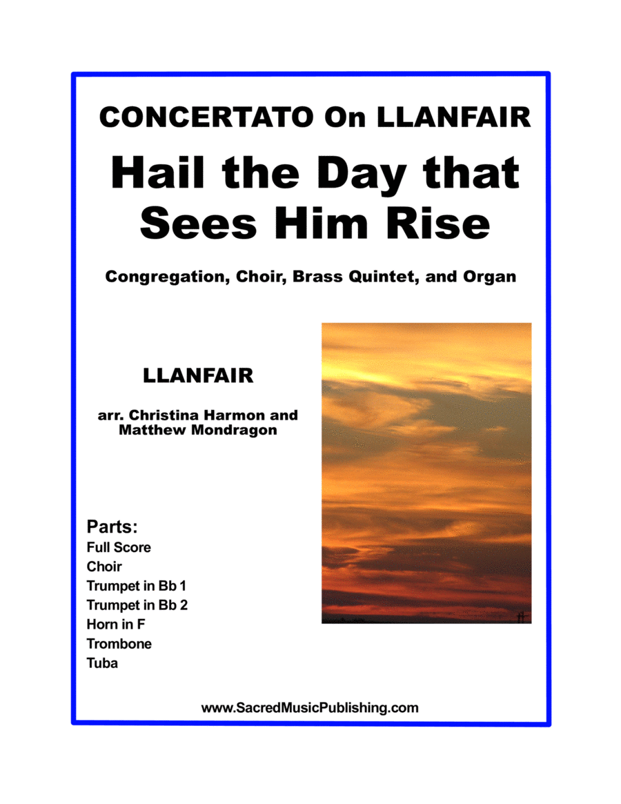 Hail the Day that Sees Him Rise – Choir, Brass Quintet, and Organ image number null