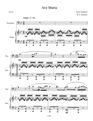 Ave Maria (Trombone Solo with Piano Accompaniment)