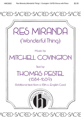 Book cover for Resmiranda (Wonderful Thing)