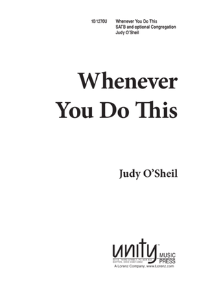 Book cover for Whenever You Do This