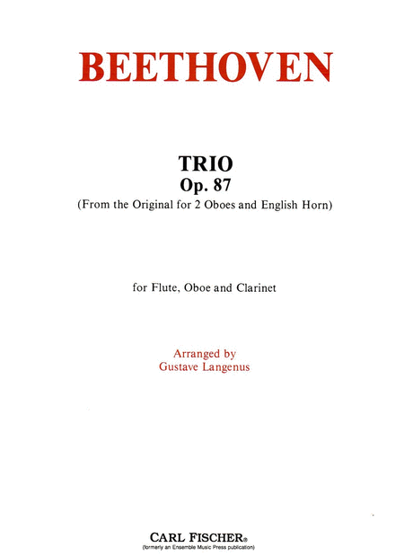 Trio, Op. 87