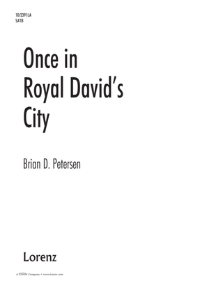 Book cover for Once in Royal David's City