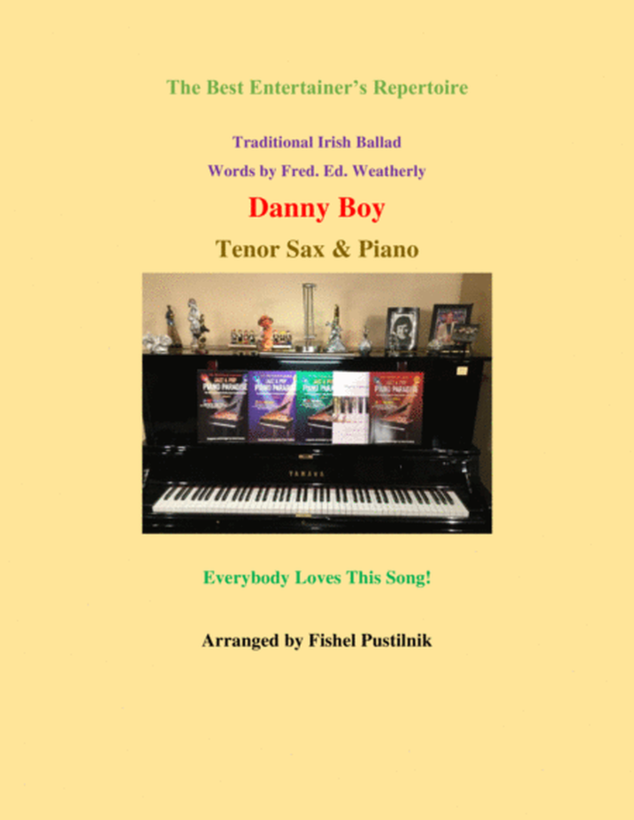 "Danny Boy"-Piano Background for Tenor Sax and Piano image number null