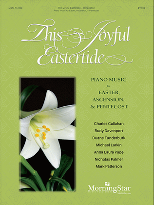 Book cover for This Joyful Eastertide: Piano Music for Easter, Ascension, and Pentecost