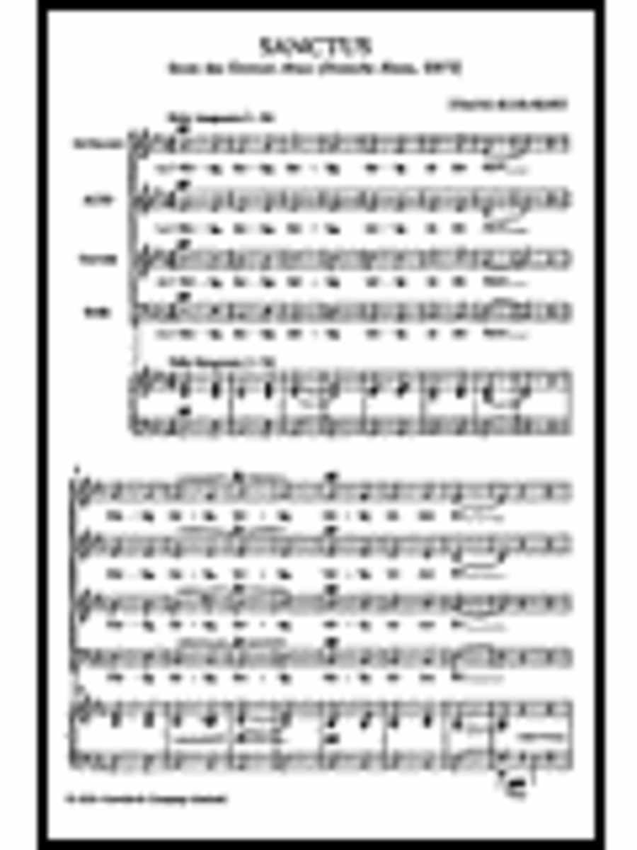 Sanctus from the German Mass (D872)