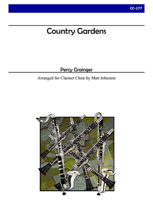 Book cover for Country Gardens for Clarinet Choir
