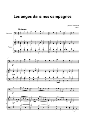 Les anges dans nos campagnes (for Bassoon and Piano)