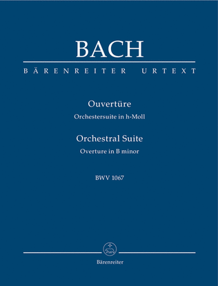 Book cover for Ouverture (Orchestersuite) b minor BWV 1067