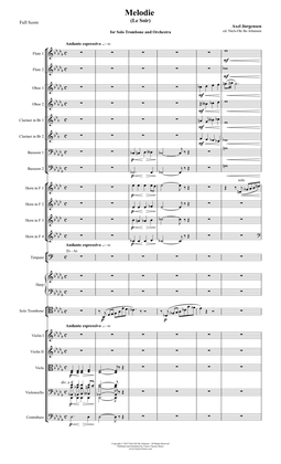 Melodie (Le Soir) for Trombone and Orchestra