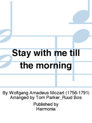 Book cover for Stay with me till the morning