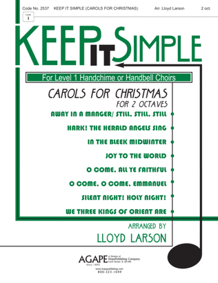 Book cover for Keep It Simple (Carols for Christmas)