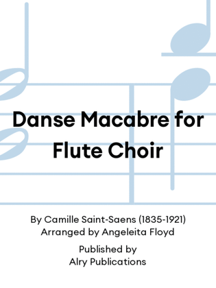 Book cover for Danse Macabre for Flute Choir