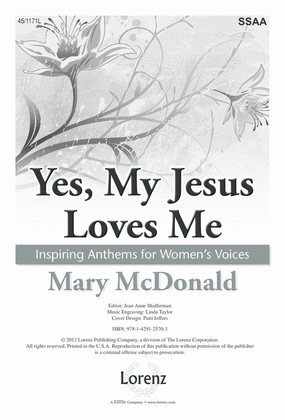 Book cover for Yes, My Jesus Loves Me