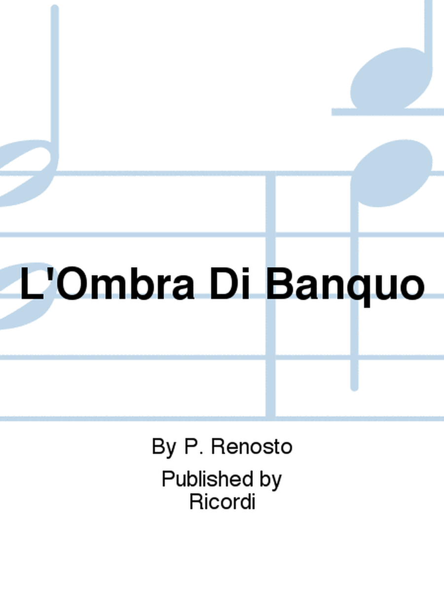 L'Ombra Di Banquo