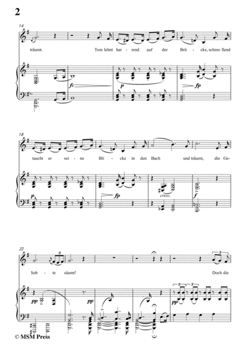 Schubert-Wiederschein,in G Major,for Voice&Piano image number null