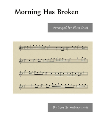 Book cover for Morning Has Broken - Flute Duet