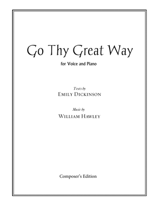 Go Thy Great Way