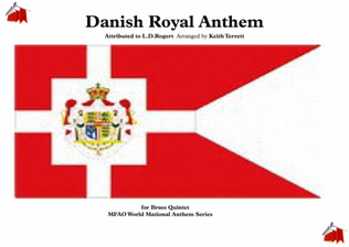 Book cover for Danish Royal Anthem for Brass Quintet