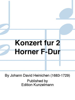 Concerto for 2 horns in F major