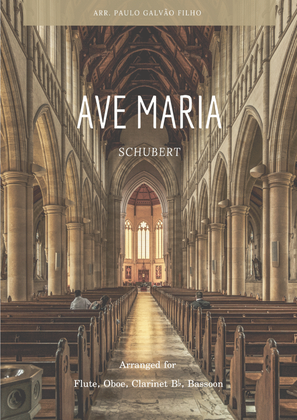 Book cover for AVE MARIA - SCHUBERT -WIND QUARTET