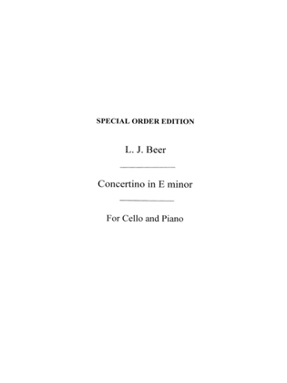Book cover for Concertino E Op.47