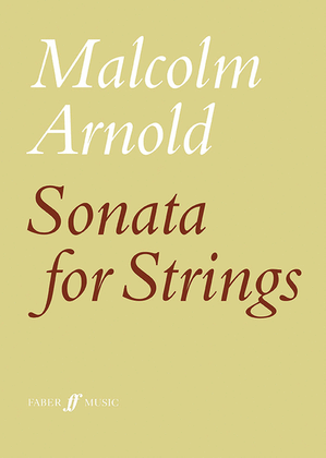 Book cover for Sonata for Strings