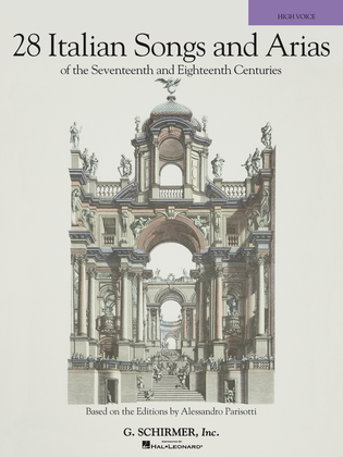 Book cover for 28 Italian Songs & Arias of the 17th & 18th Centuries