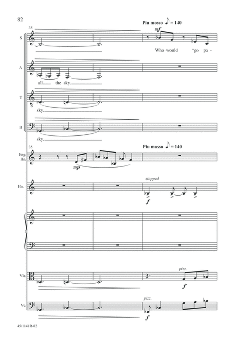 Night Pieces - SATB Choral/Full Score