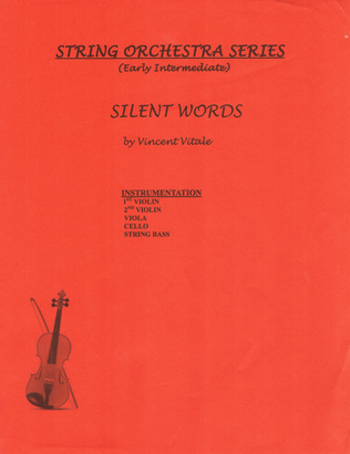 Book cover for SILENT WORDS