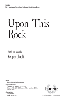 Book cover for Upon This Rock