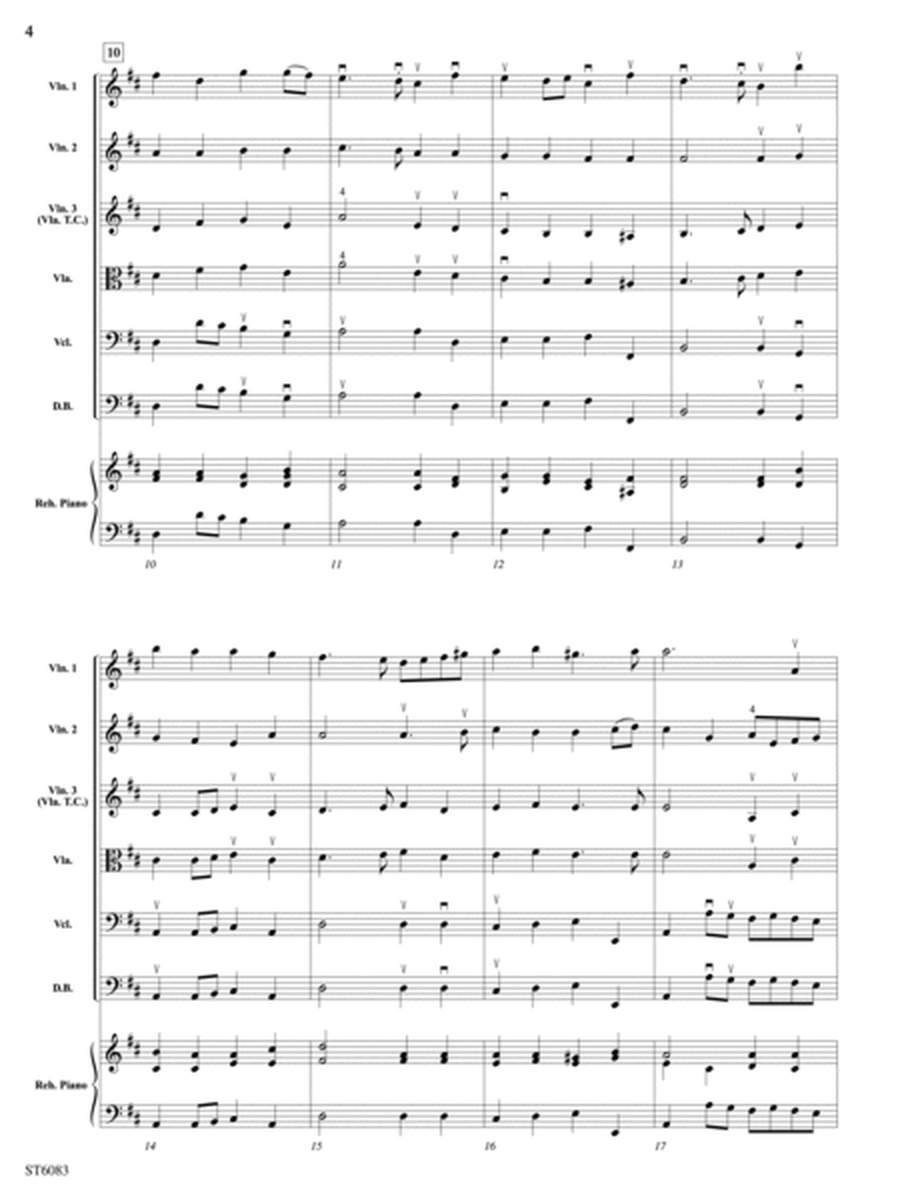 Prelude to Te Deum: Score