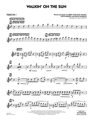 Walkin' on the Sun (arr. Paul Murtha) - Tenor Sax 1