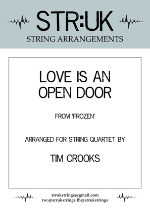 Book cover for Love Is An Open Door